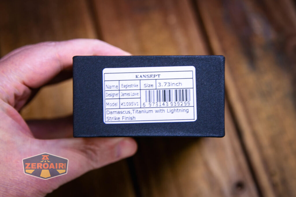 Kansept Eaglestrike knife box