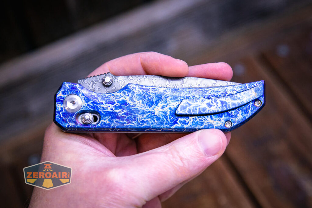 Kansept Eaglestrike knife in hand