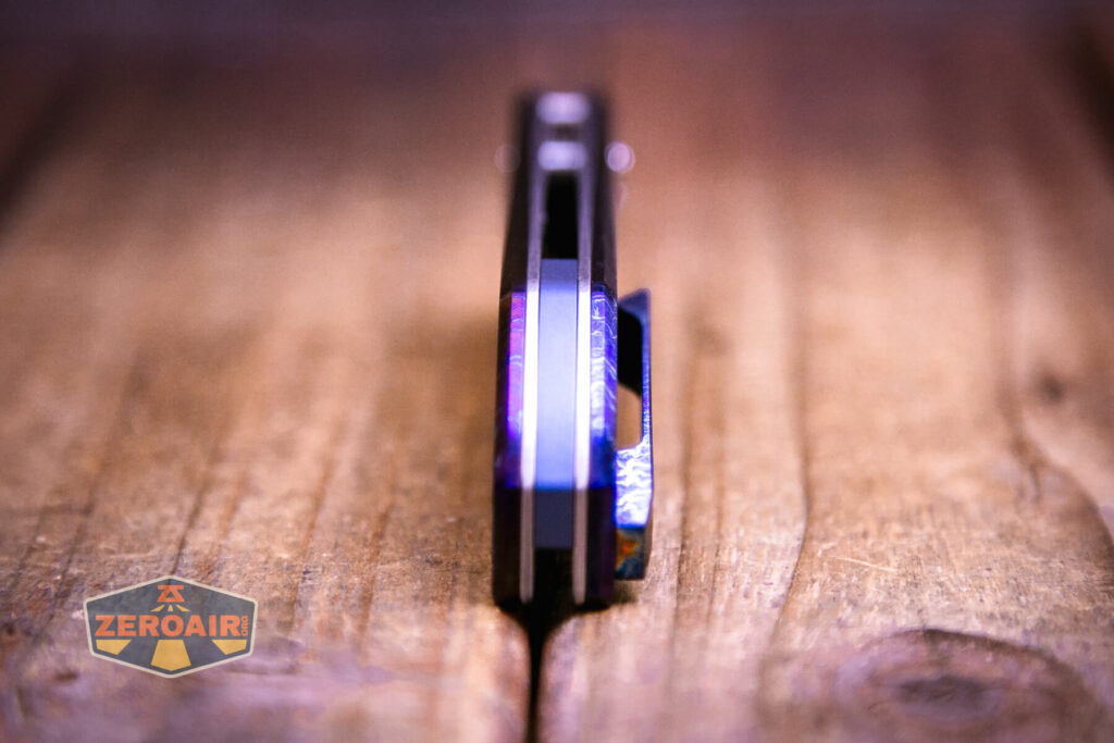 Kansept Eaglestrike knife backspacer view