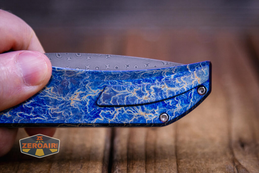 Kansept Eaglestrike knife pocket clip detail