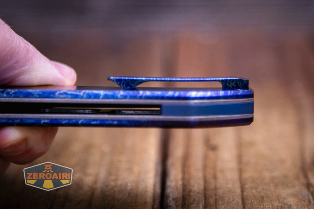 Kansept Eaglestrike knife pocket clip profile