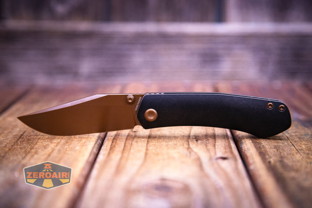 Vosteed Vallhund knife open non-clip side