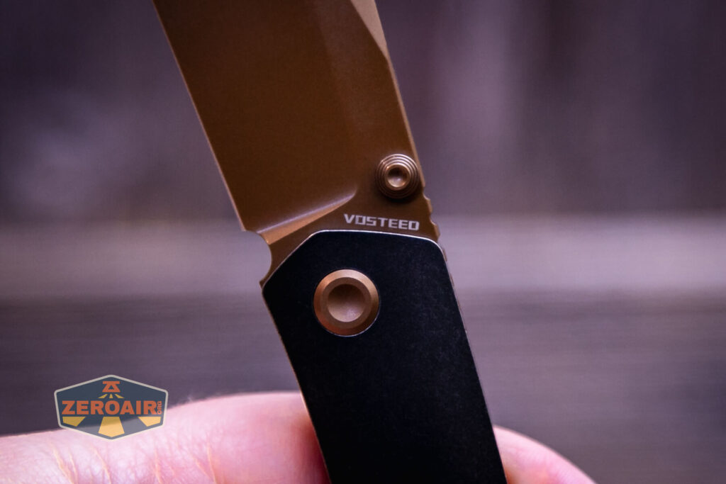 Vosteed Vallhund knife minimal branding