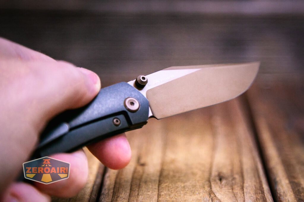 Vosteed Vallhund knife blade shape detail