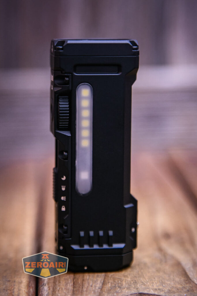 Wuben X4 flashlight showing all sides