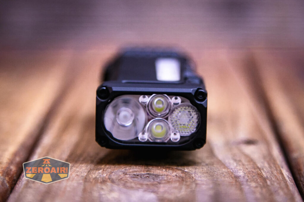 Wuben X4 flashlight emitter array