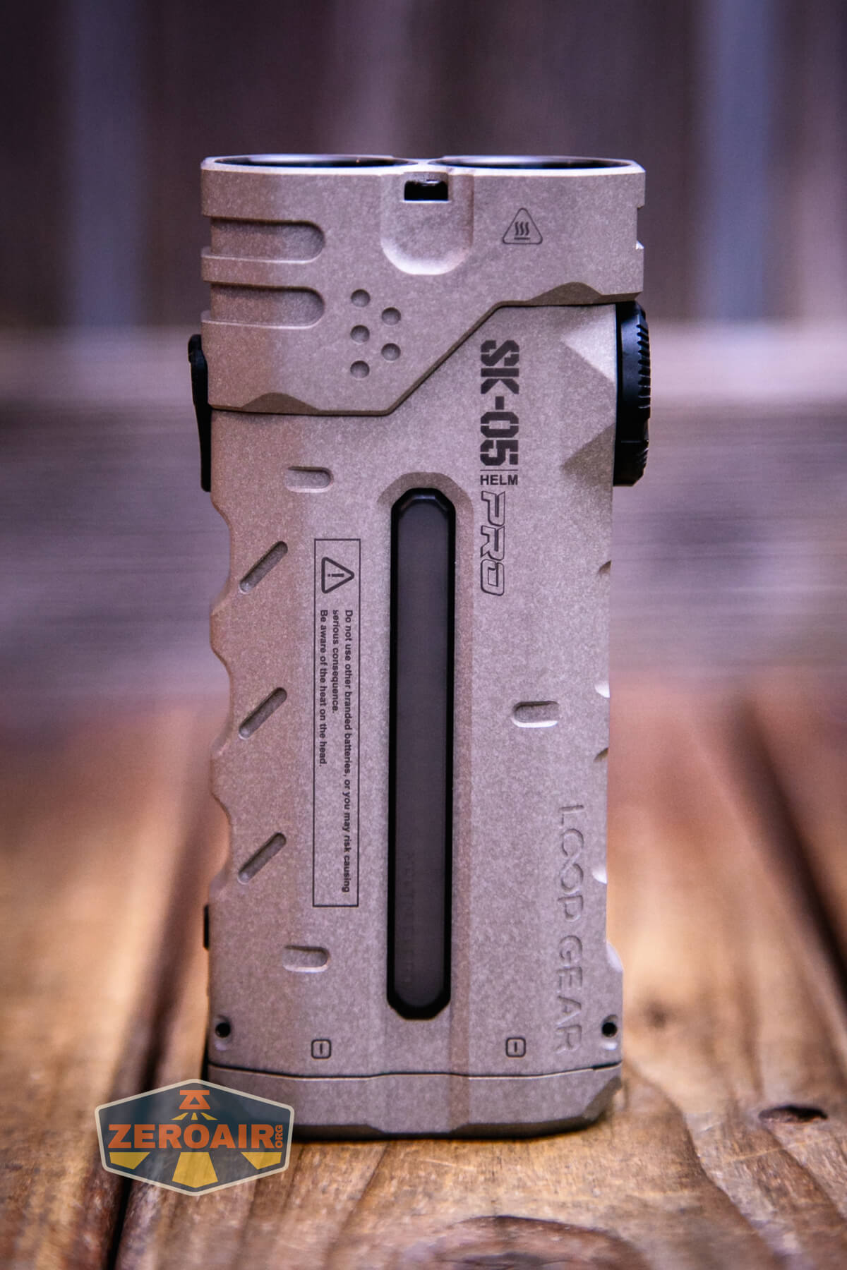 LoopGear SK-05 Pro MAO flashlight showing all sides