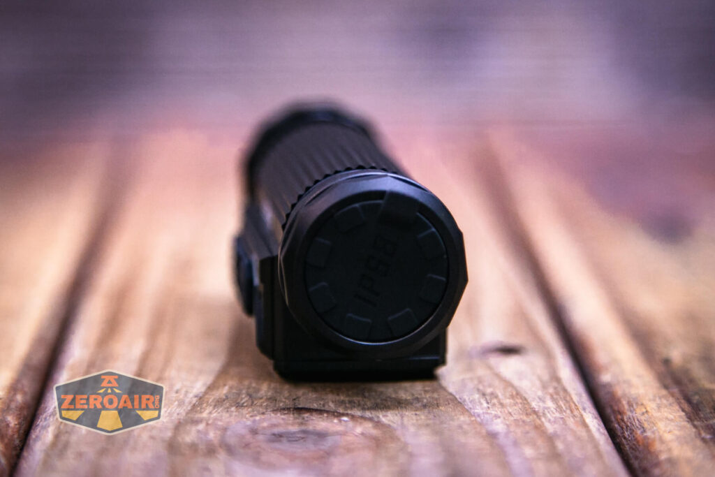 Nitecore HC65 UHE headlamp charging end