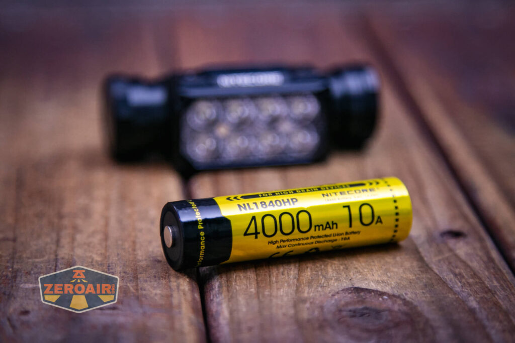 Nitecore HC65 UHE headlamp with included 18650