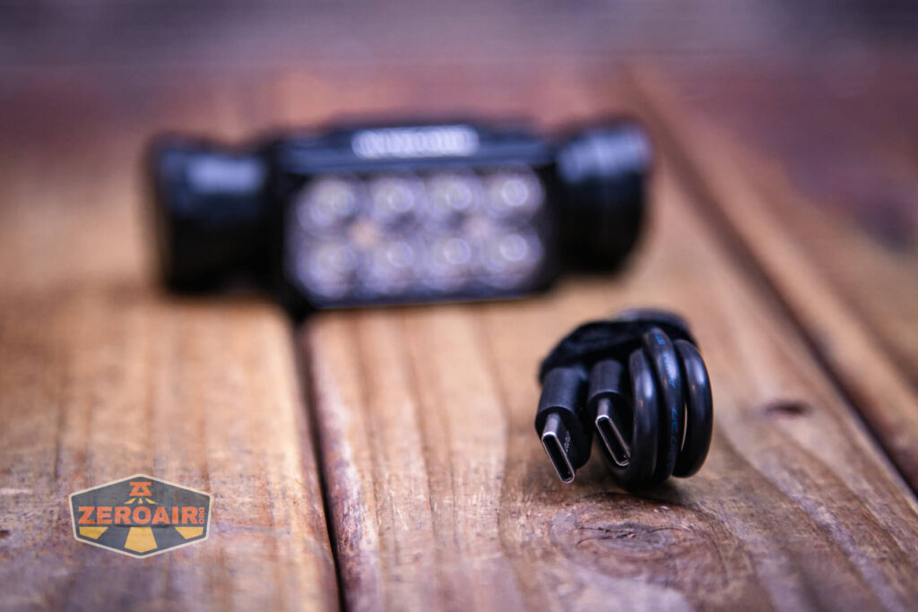 Nitecore HC65 UHE headlamp charging cable