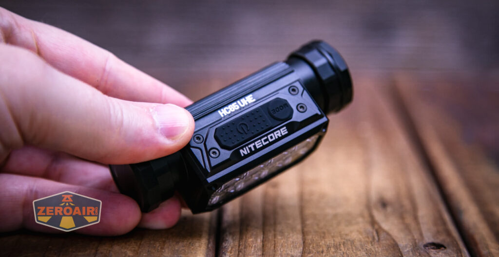 Nitecore HC65 UHE headlamp e-switches