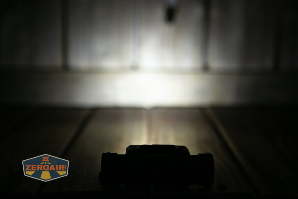 Nitecore HC65 UHE headlamp emitters on