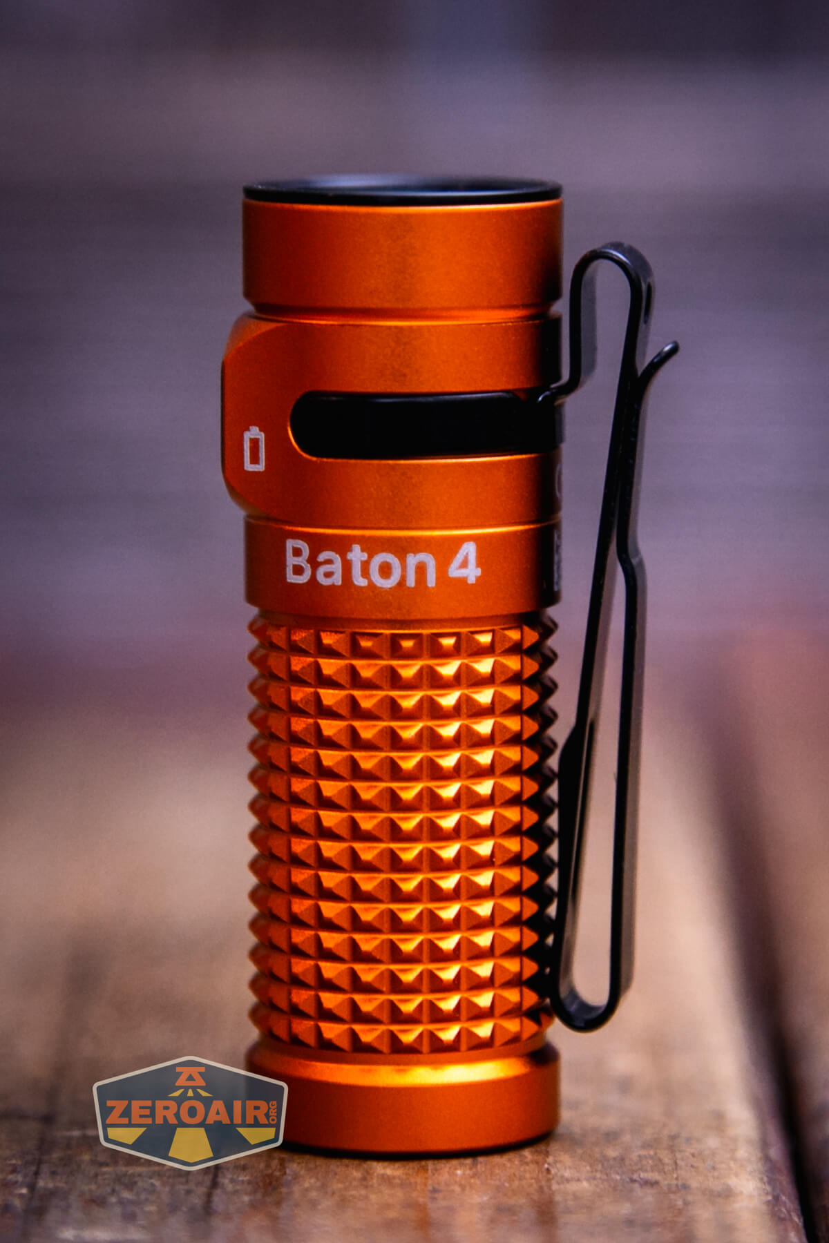 Olight Baton 4 Premium flashlight showing all sides