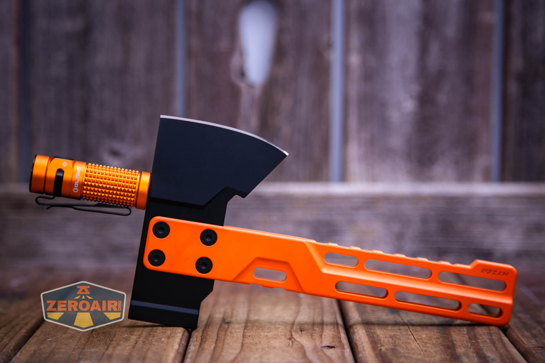 Olight Baton 4 Premium flashlight magnet in use