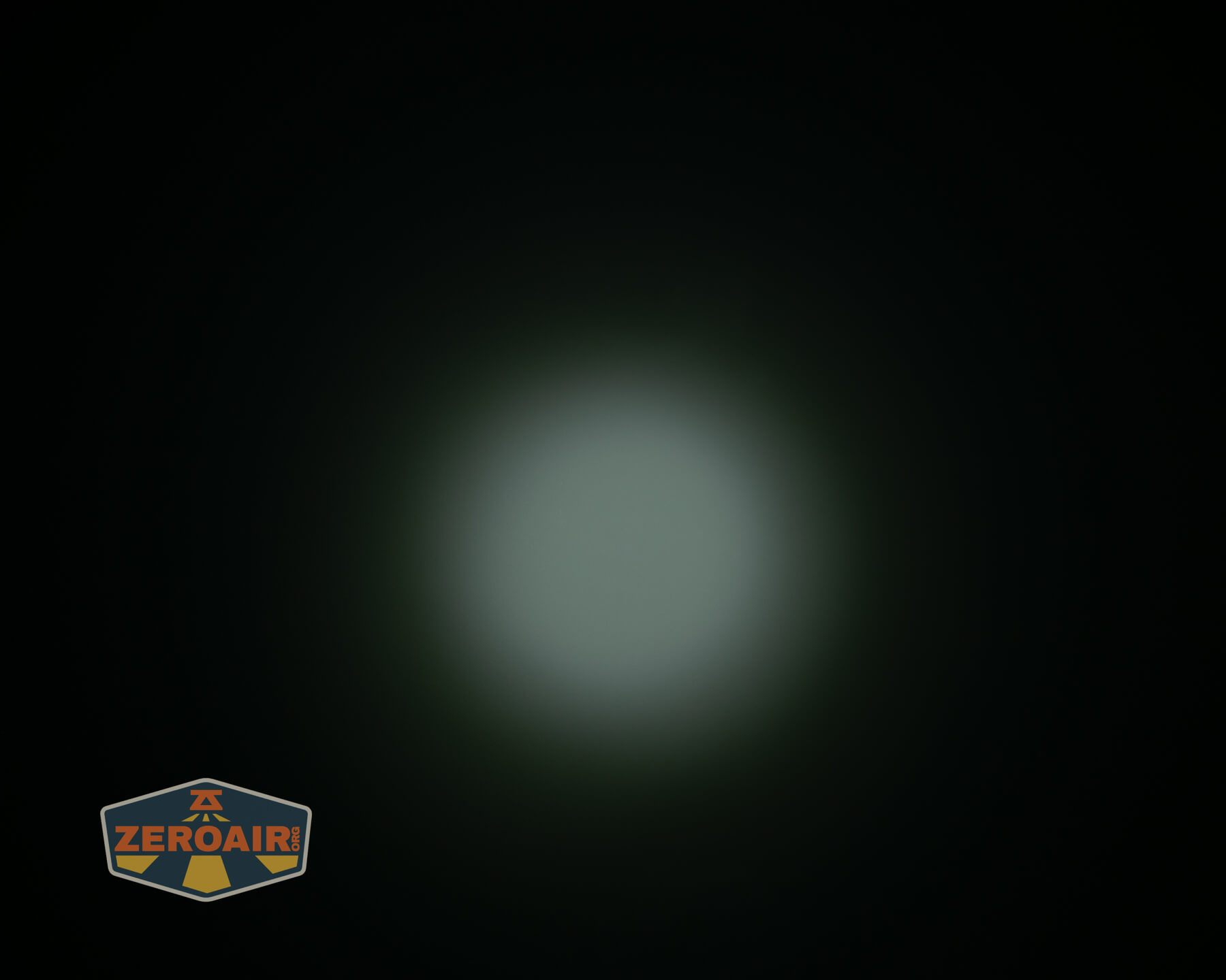 Olight Perun 3 Mini cool white headlamp beamshots on ceiling