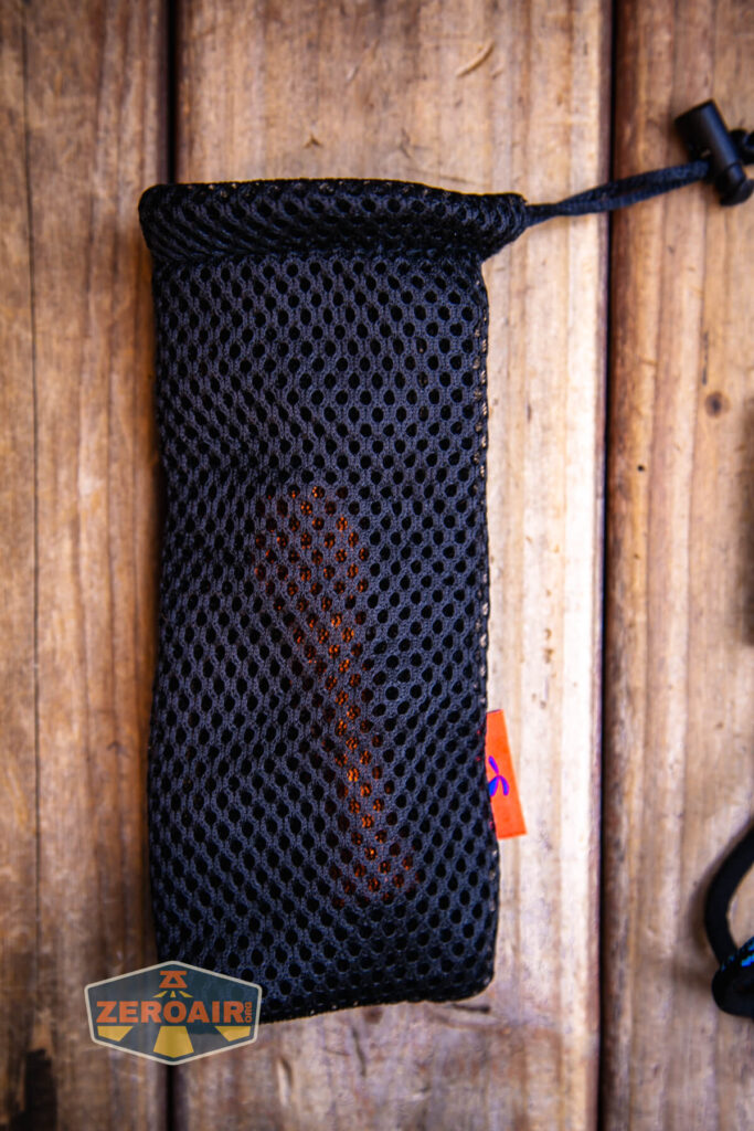 Skilhunt EC150 Nichia 519a flashlight mesh bag