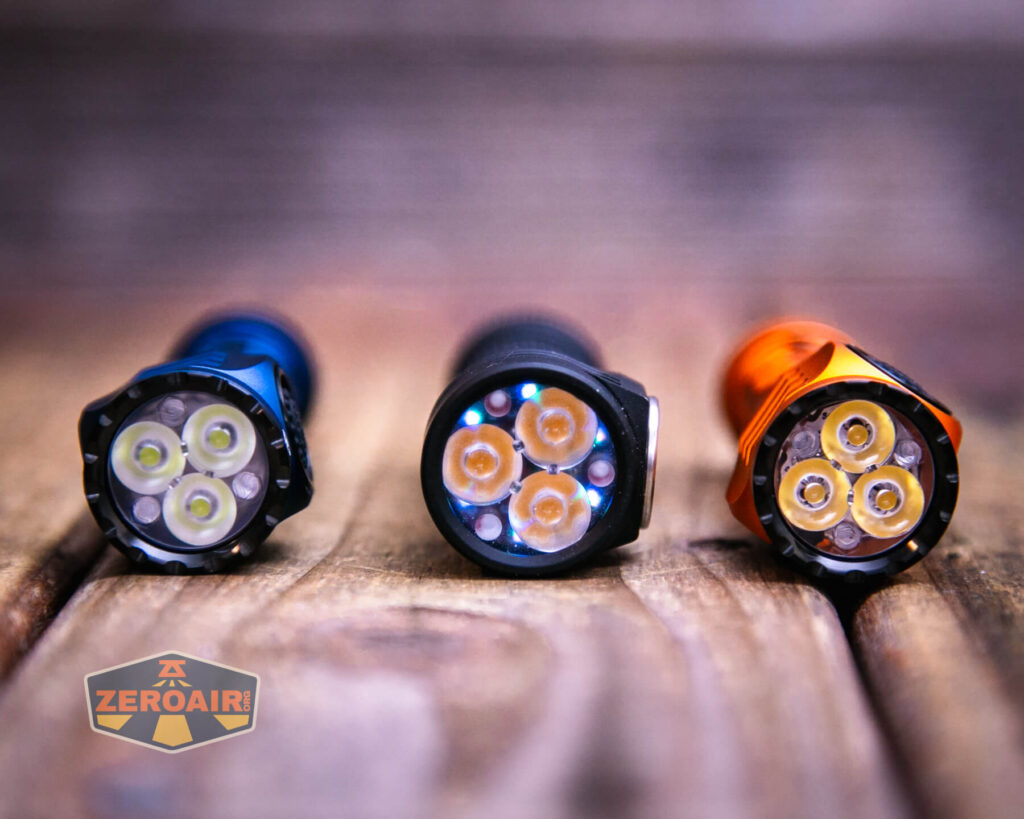 Skilhunt EC150 Luminus SFT25R flashlight compared to Emisar D3AA