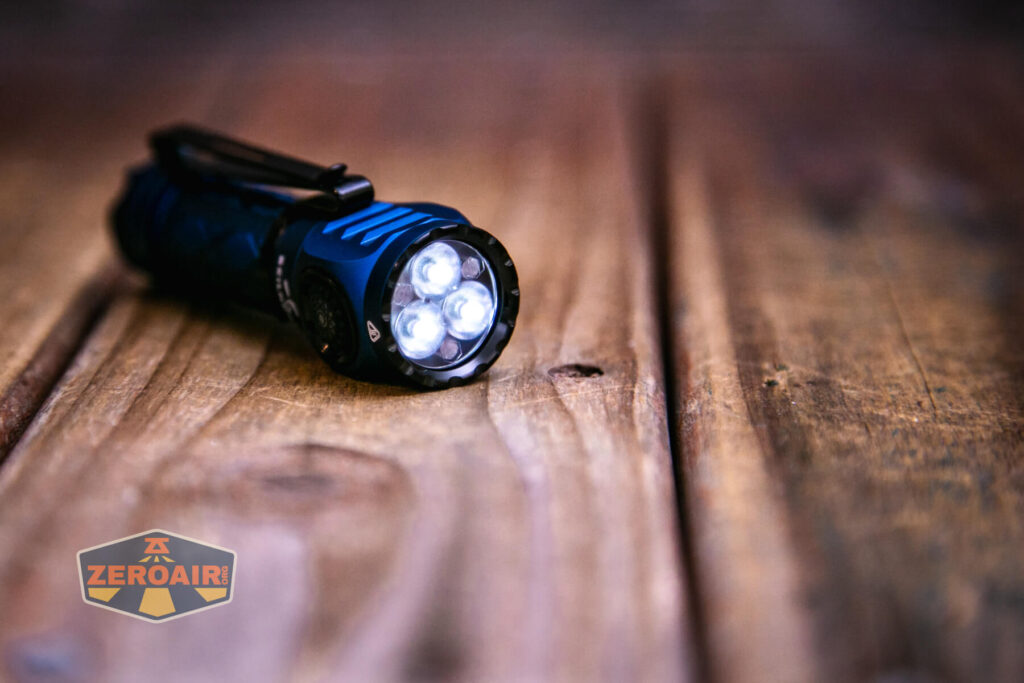 Skilhunt EC150 Luminus SFT25R flashlight emitters on