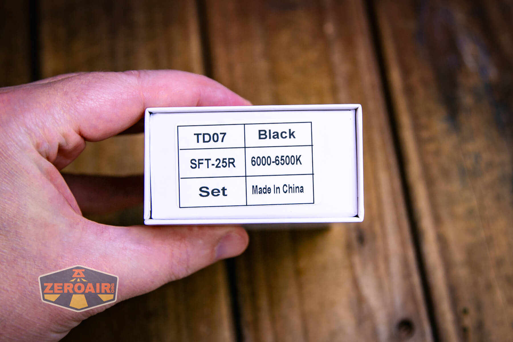 Wurkkos TD07 tactical flashlight box