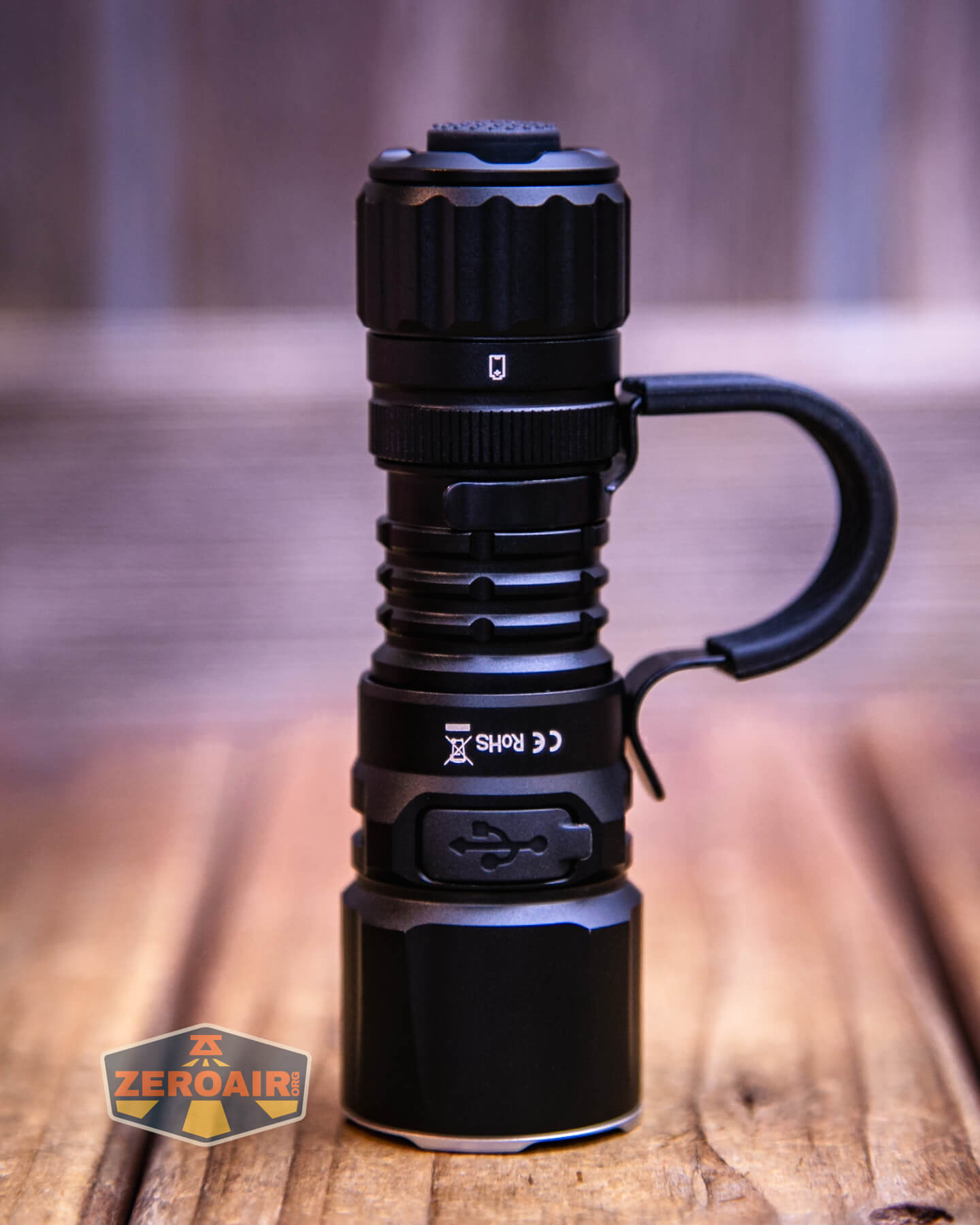 Wurkkos TD07 tactical flashlight showing all sides