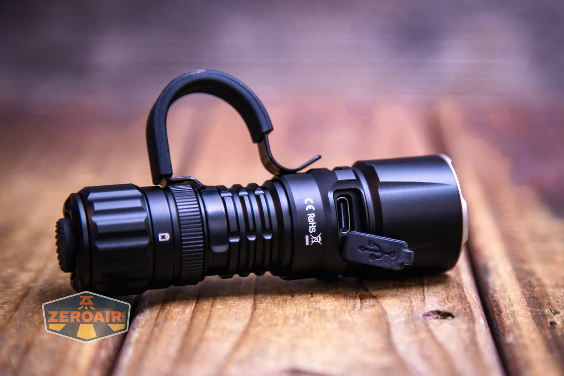 Wurkkos TD07 tactical flashlight charging port