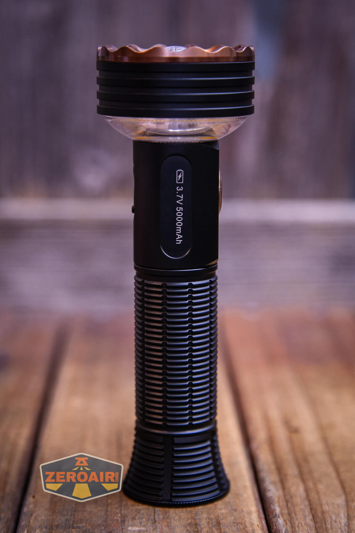 Trustfire TC50 camping flashlight showing all sides