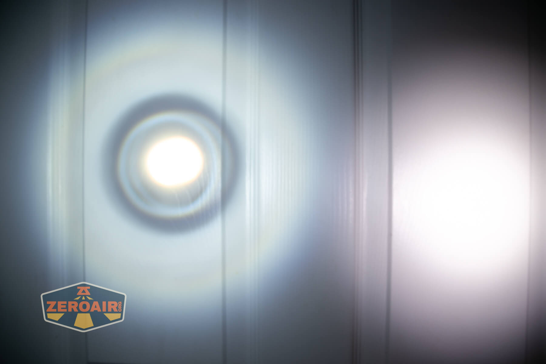 Trustfire TC50 camping flashlight beamshots compared to nichia 219b