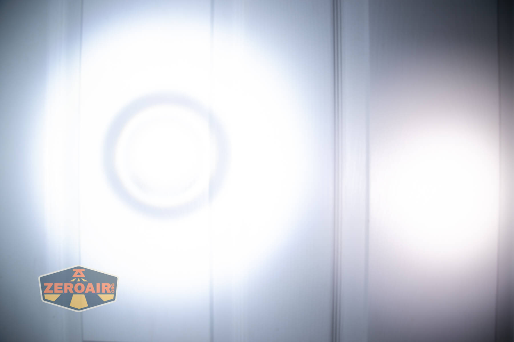 Trustfire TC50 camping flashlight beamshots compared to nichia 219b