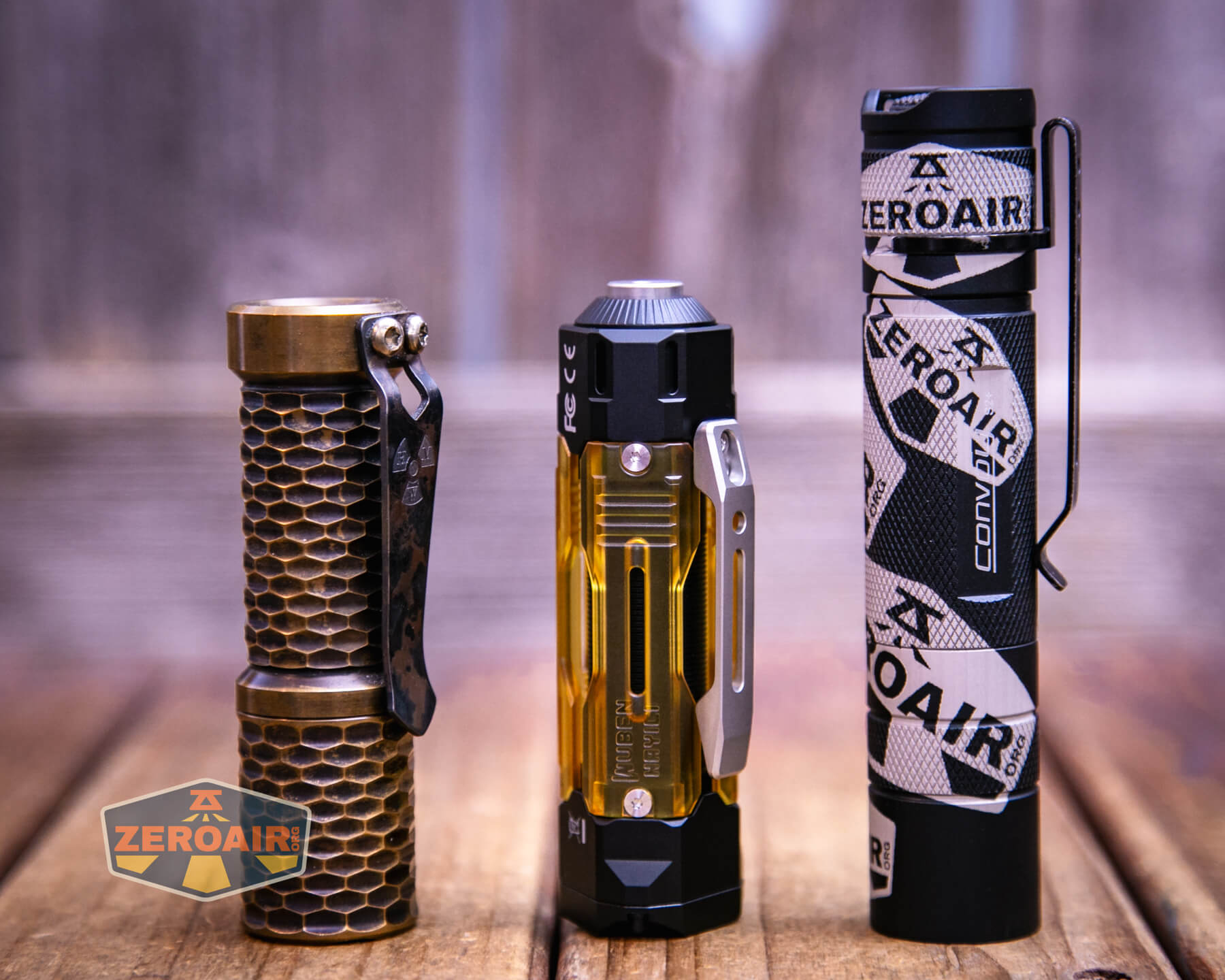 Wuben E8 modular flashlight with two standard sized flashlights