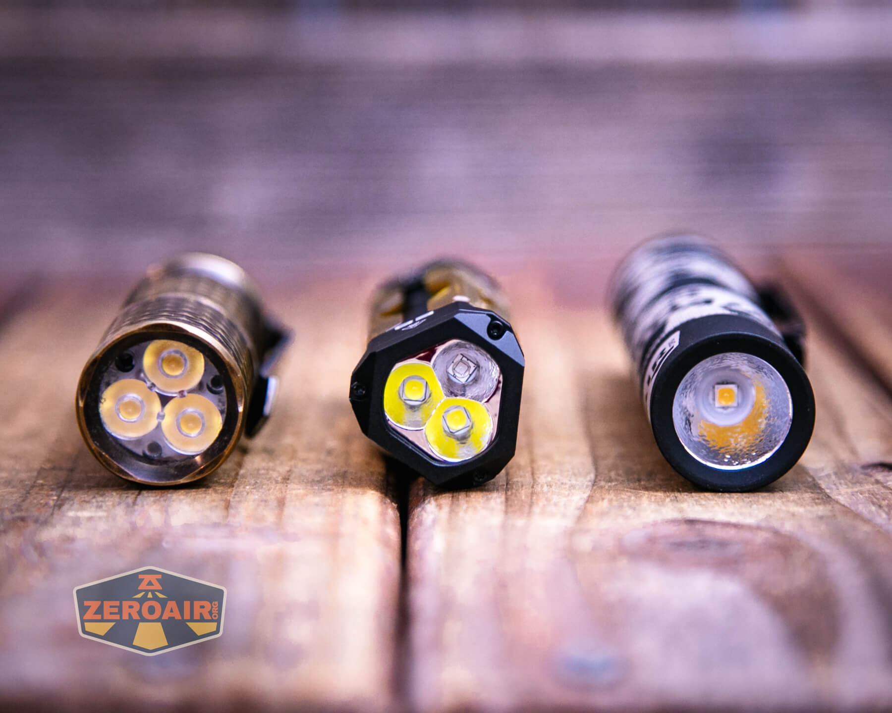 Wuben E8 modular flashlight with two standard sized flashlights