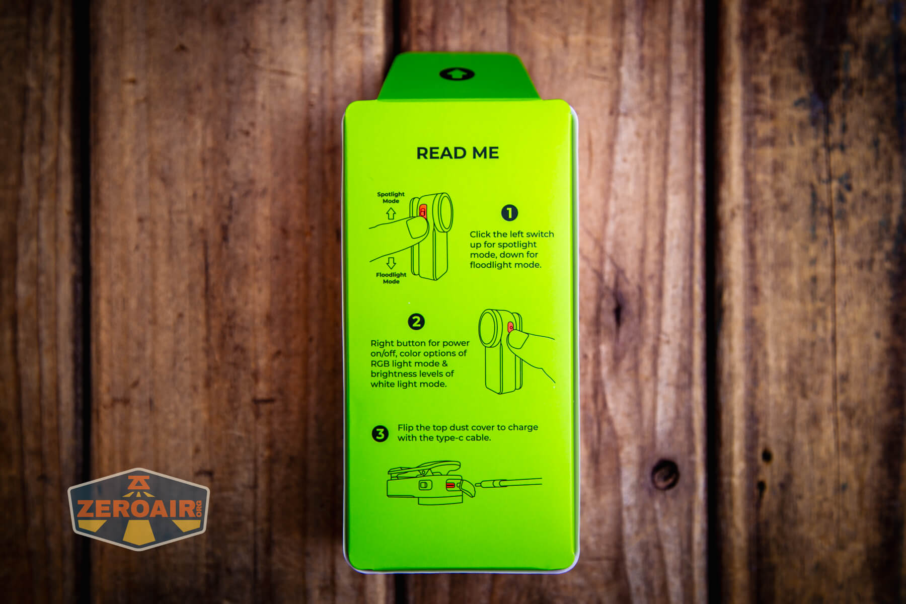 Wurkkos HD03 Clip flashlight inside box