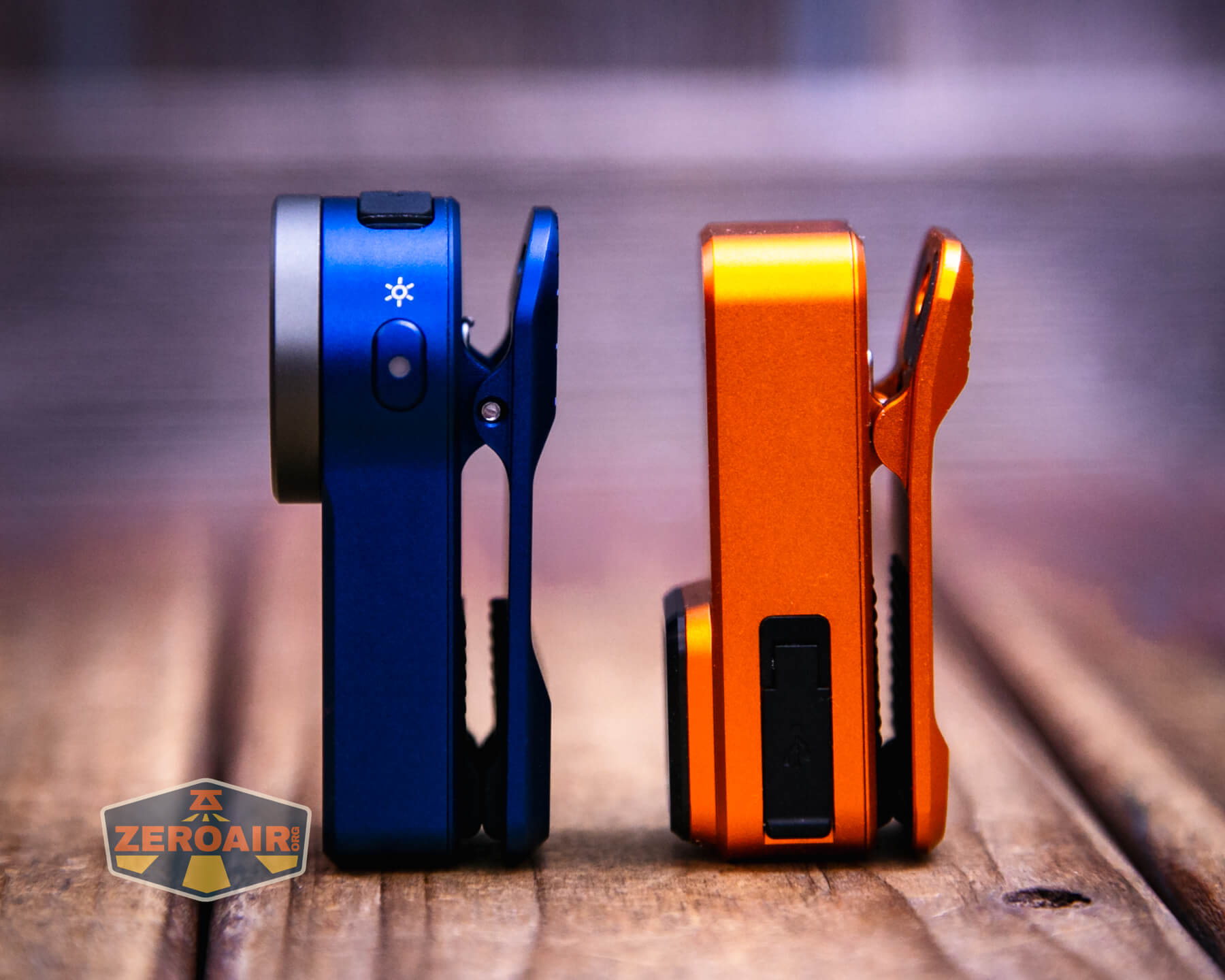 Wurkkos HD03 clip flashlight with olight clip light