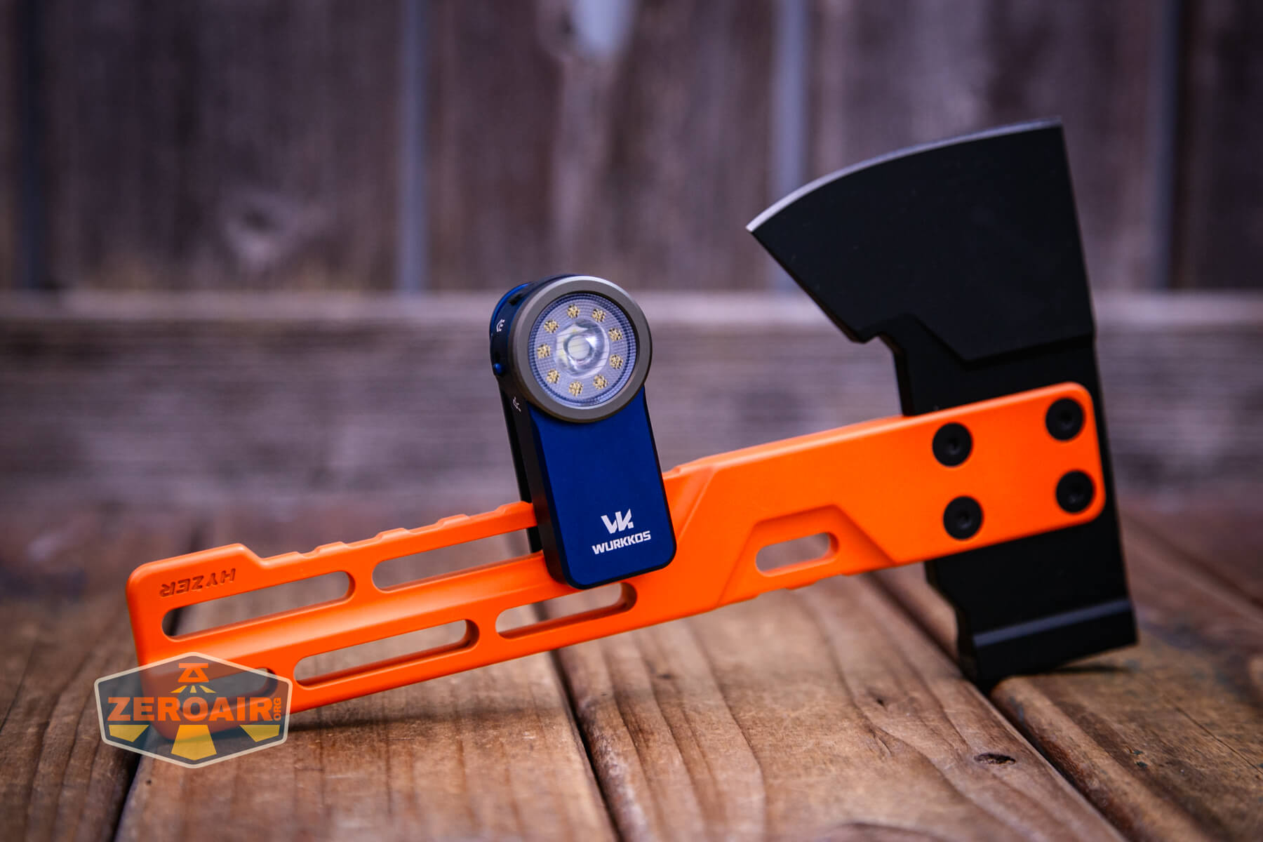 Wurkkos HD03 Clip flashlight clip in use