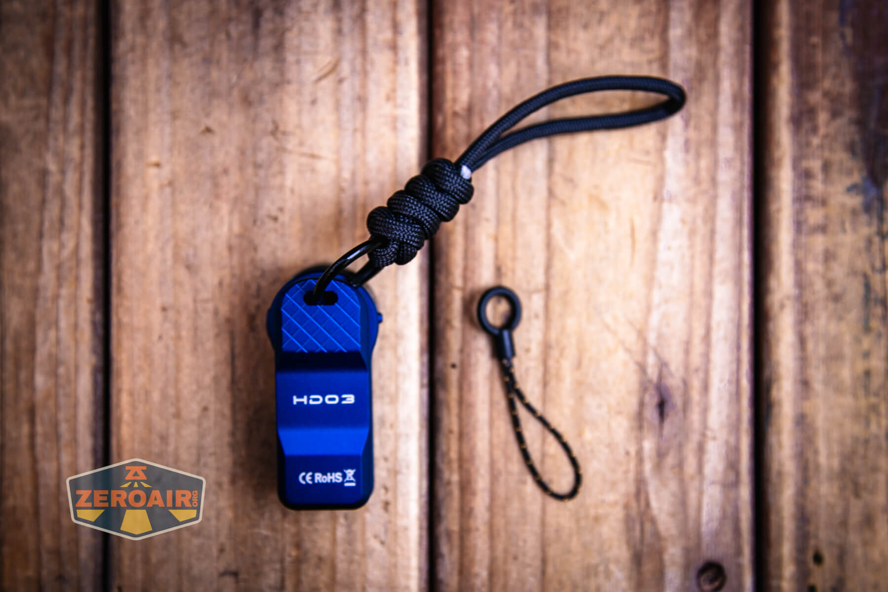 Wurkkos HD03 Clip flashlight lanyard options