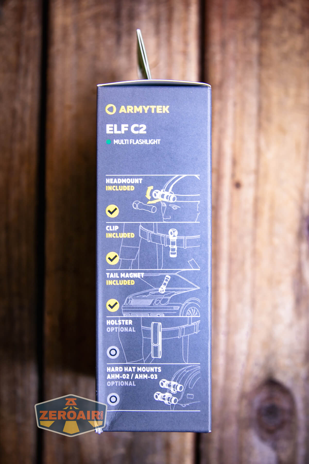 Armytek Elf C2 Warm headlamp box