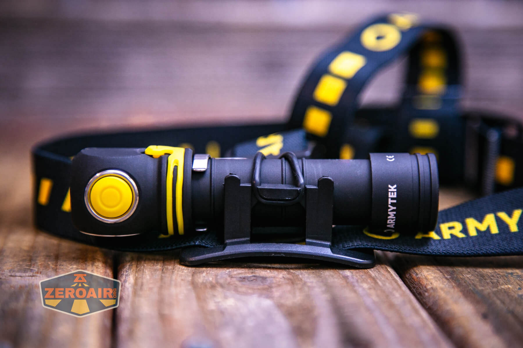 Armytek Elf C2 Warm headlamp in the headband