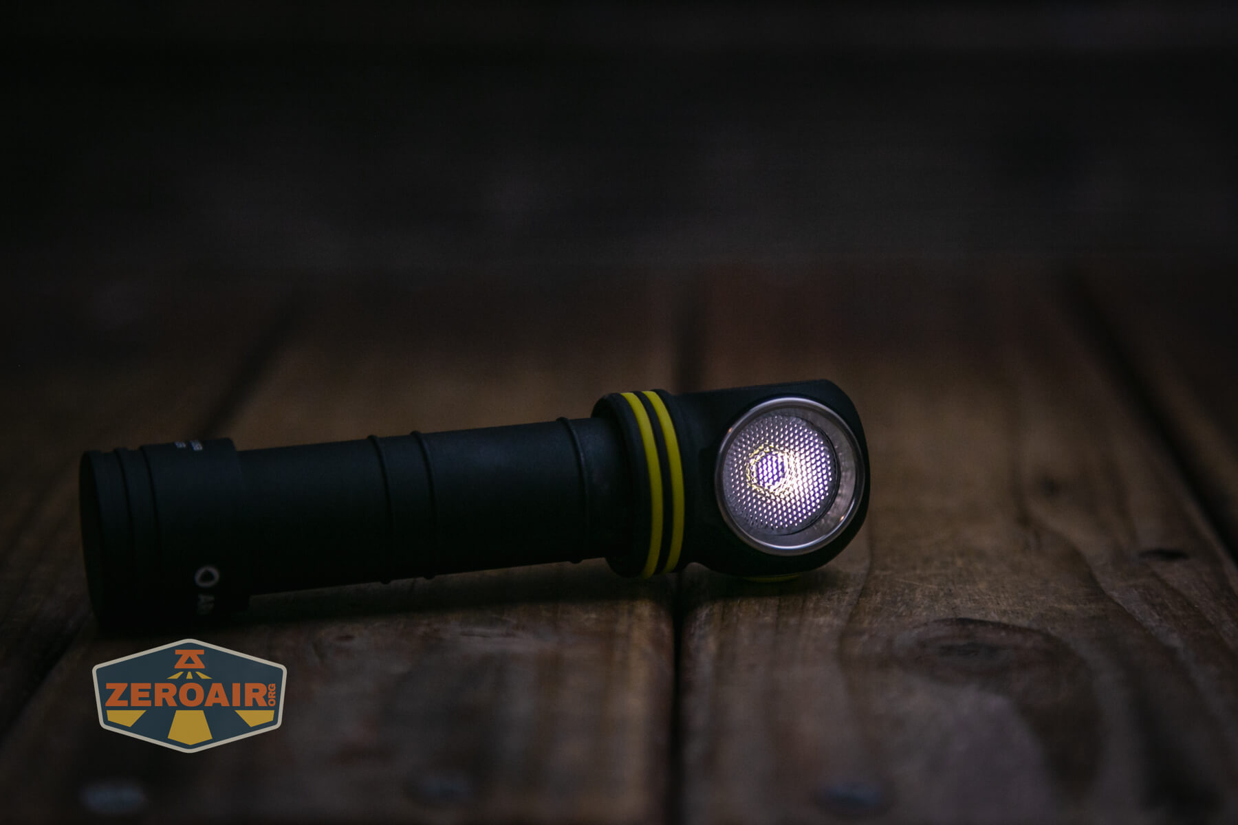 Armytek Elf C2 Warm headlamp emitter on