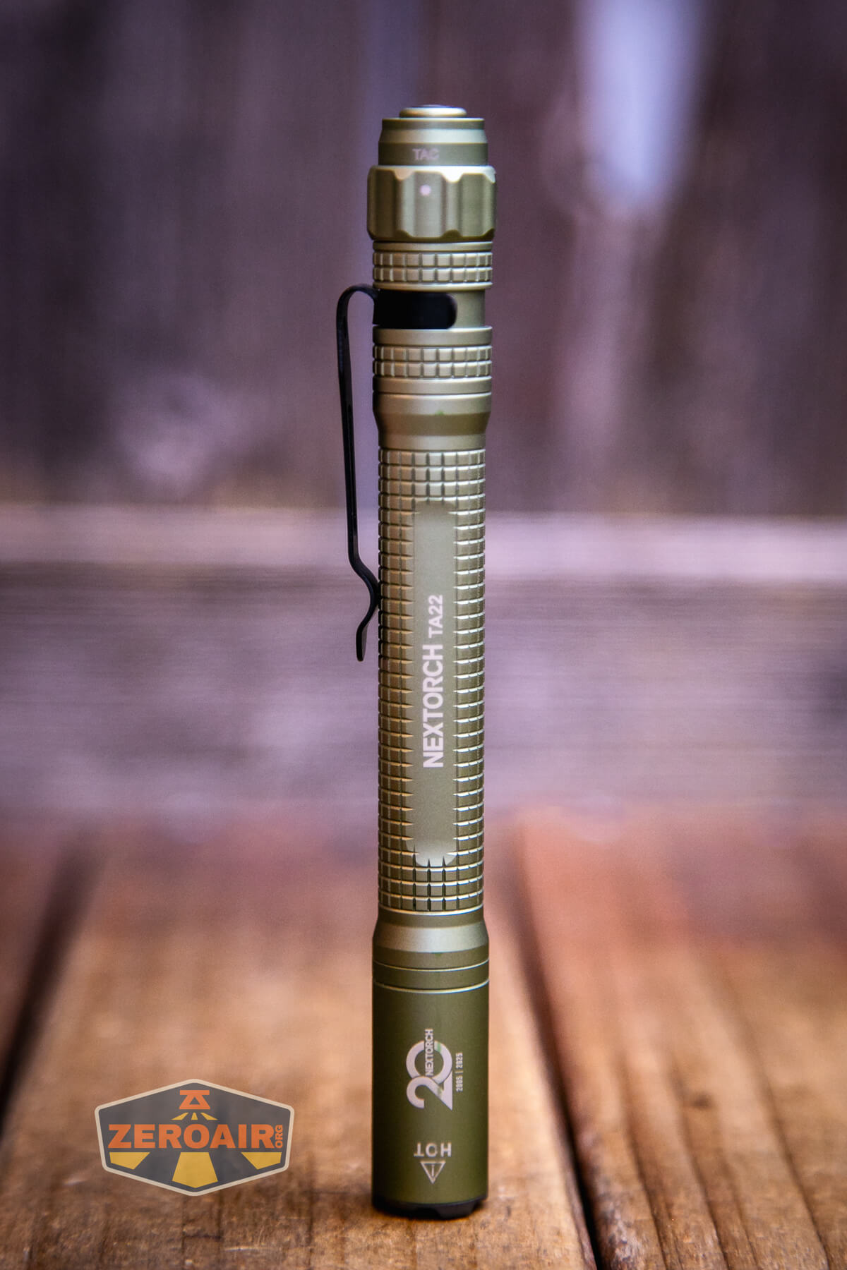 Nextorch TA22 20th anniversary penlight showing all sides