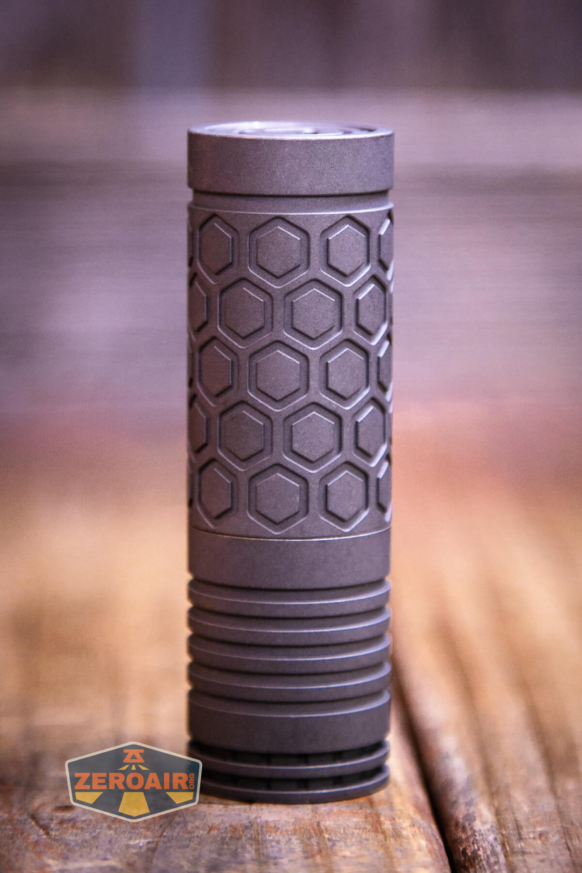 Reylight Dawn Hex-Ti 18350 flashlight showing all sides