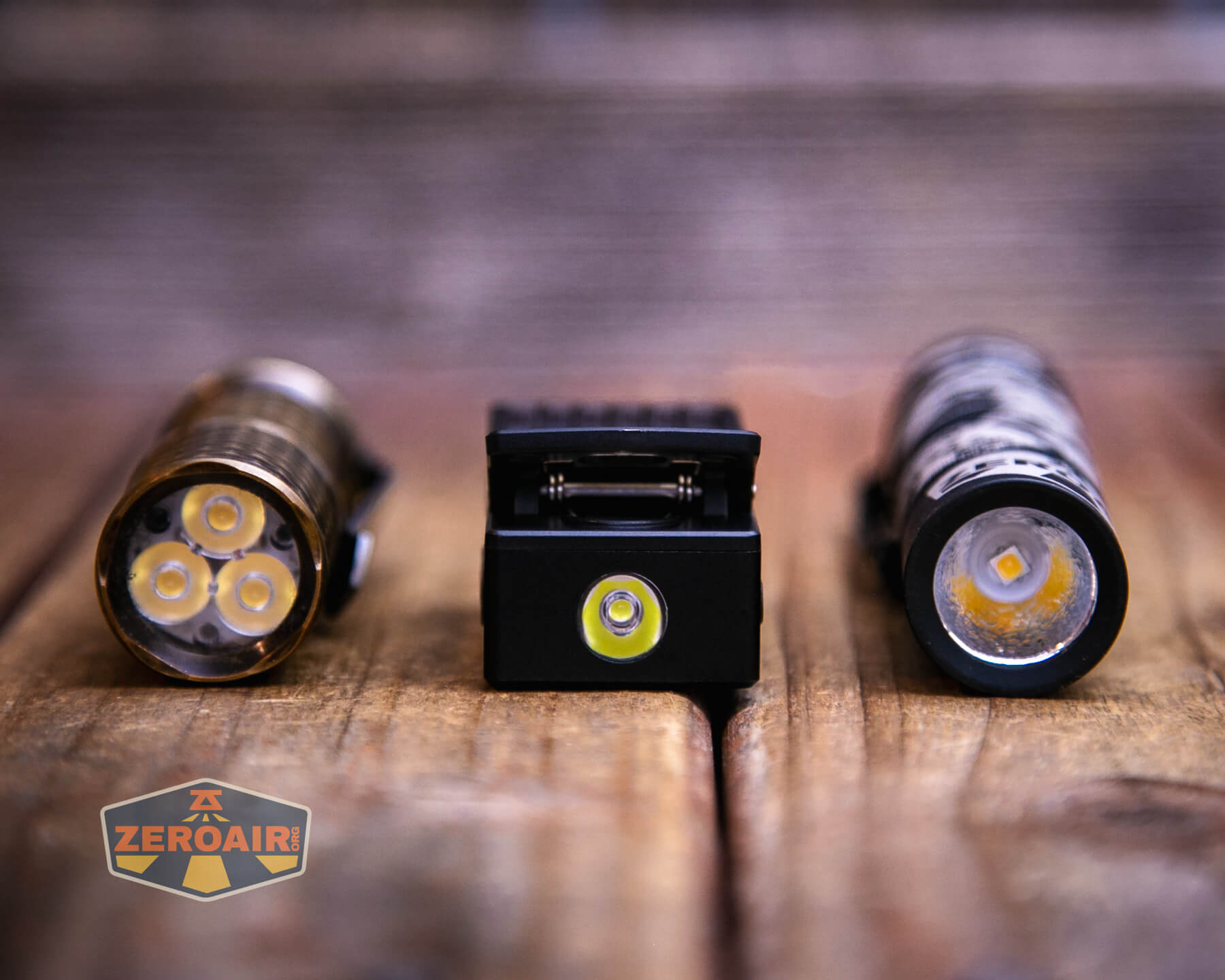 Speras U1 multi-function clip light with two standard sized flashlights