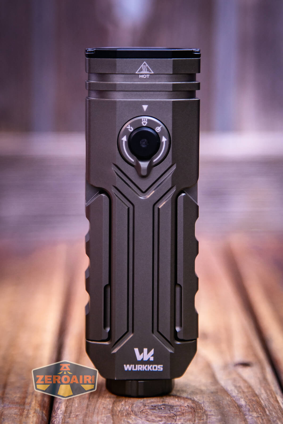 Wurkkos HD02 four beams flashlight showing all sides