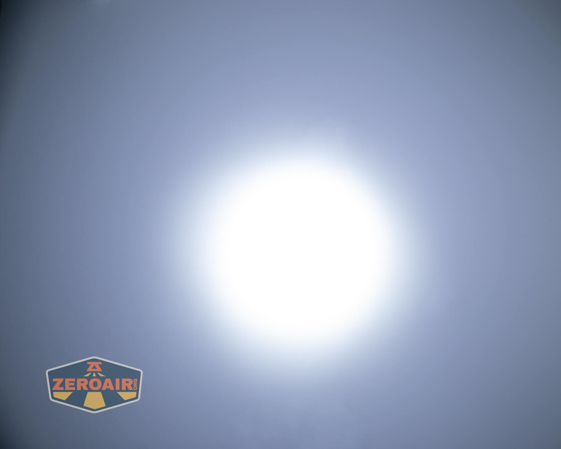 Wurkkos HD02 four beams flashlight beamshots on ceiling