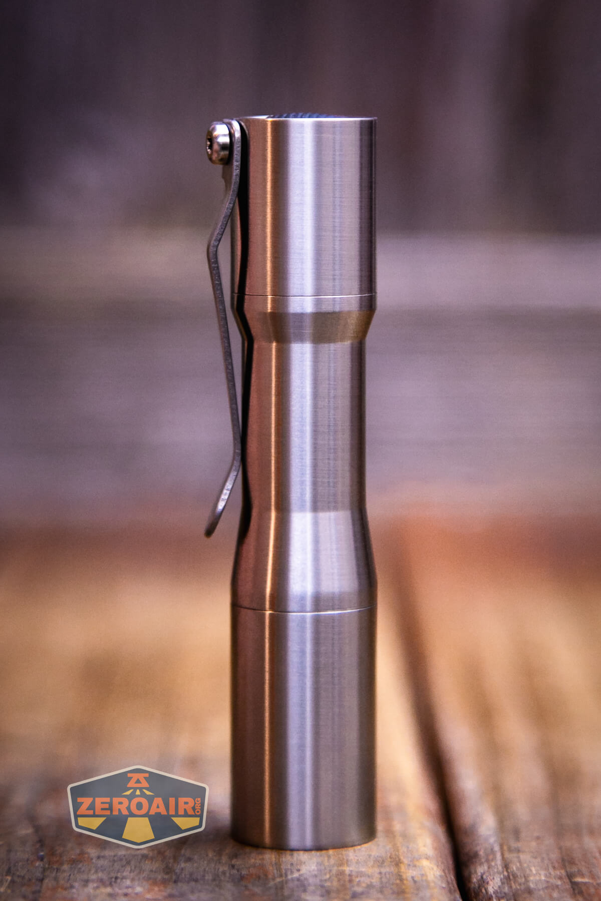 CWF Mini Arc flashlight showing all sides