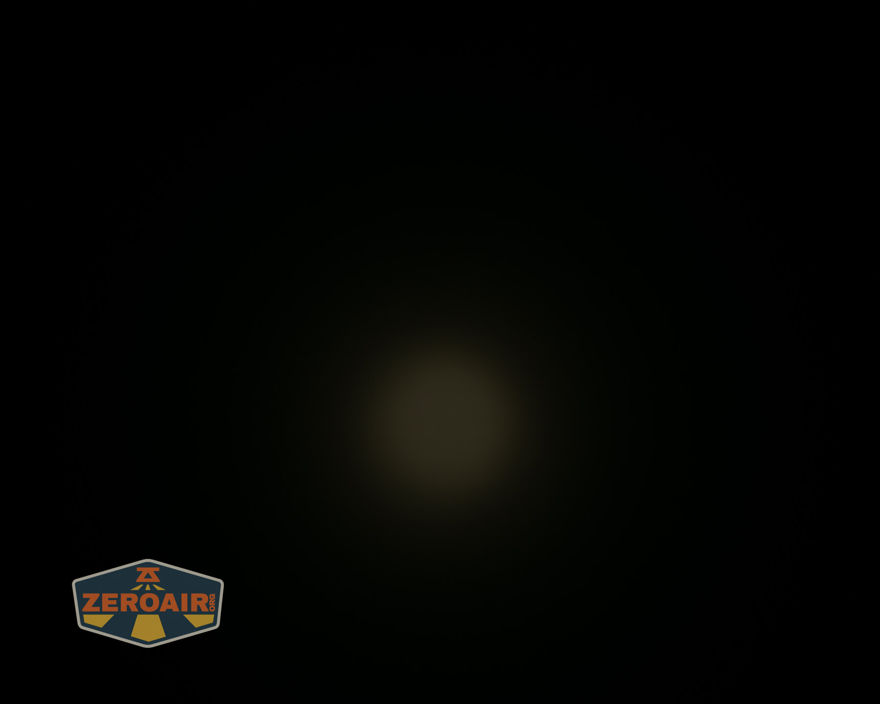 CWF Mini Arc flashlight beamshots on ceiling
