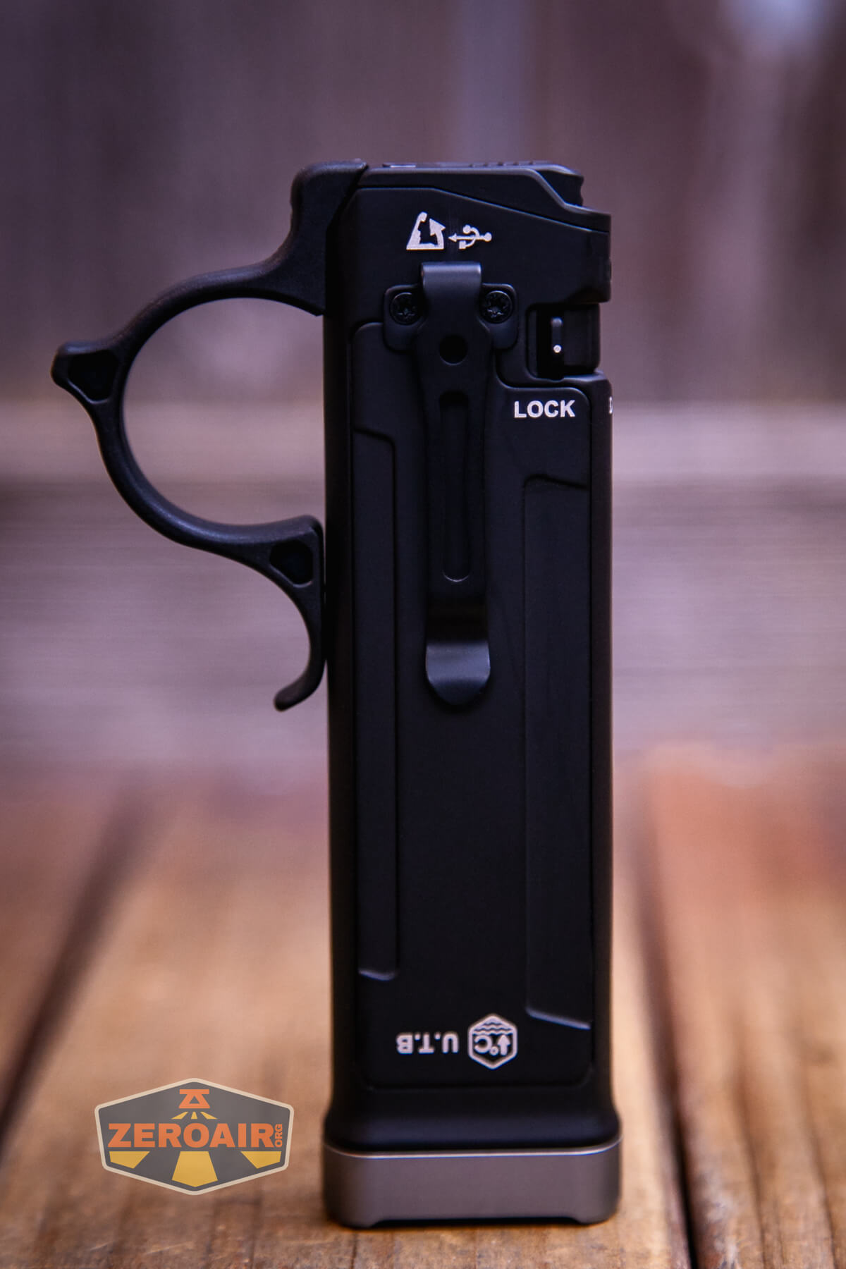 Nextorch TA70 Ultra-Slim Tactical EDC flashlight showing all sides