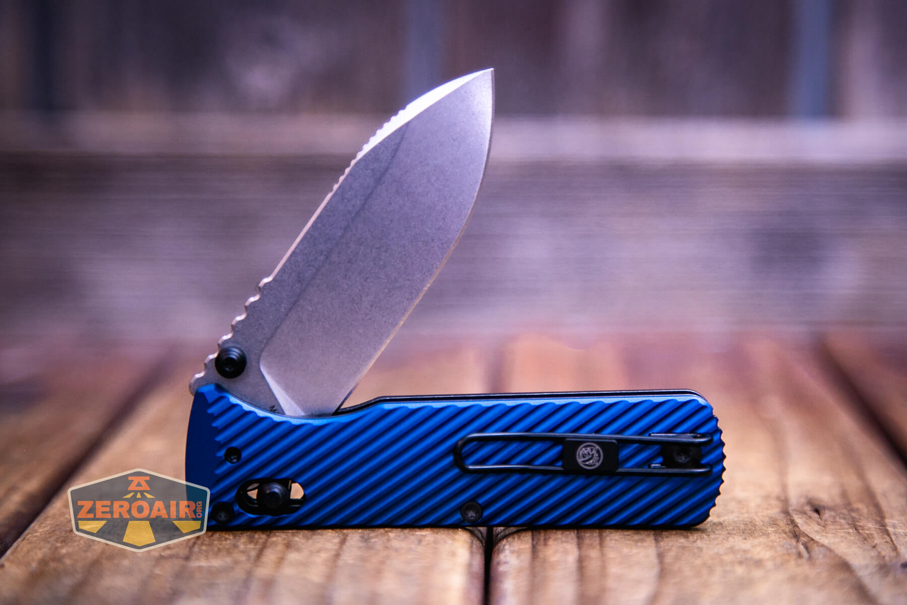 Vosteed Vombat Crossbar lock knife partially open