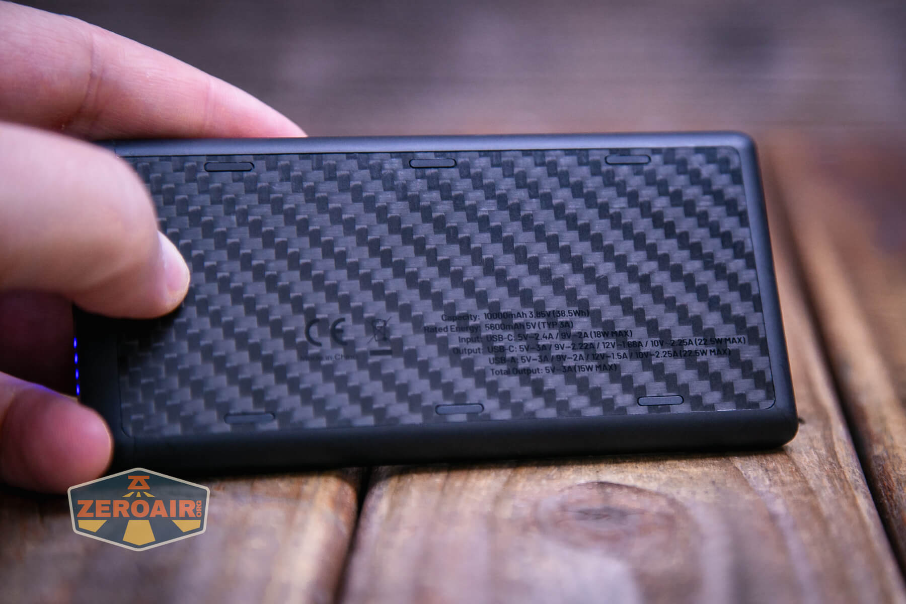 Nitecore NB Plus Powerbank details printed on body