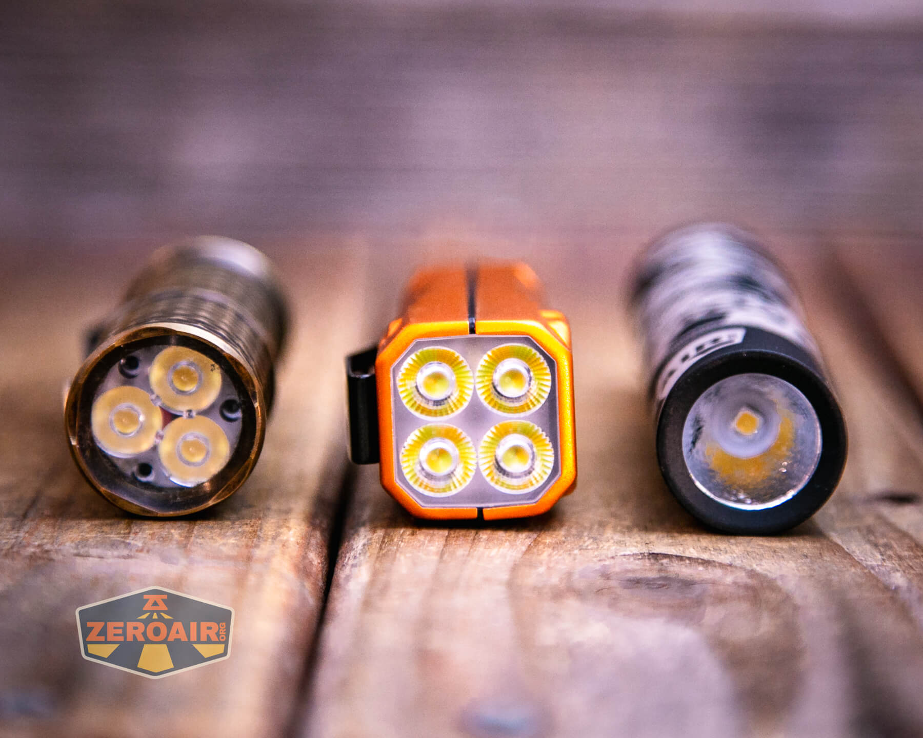 Nitecore TUP2 rechargeable keychain flashlight with standard-sized flashlights