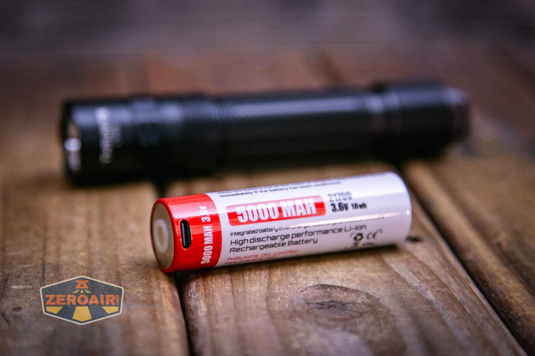 Thrunite Lynx flashlight with included 21700