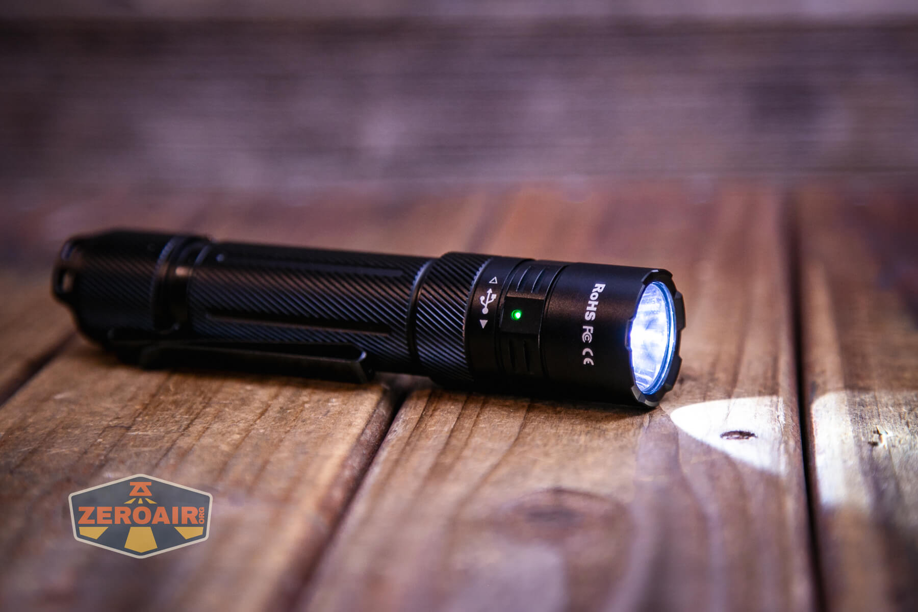 Thrunite Lynx flashlight emitter on